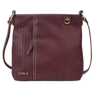 Lasercut Crossbody - Plum