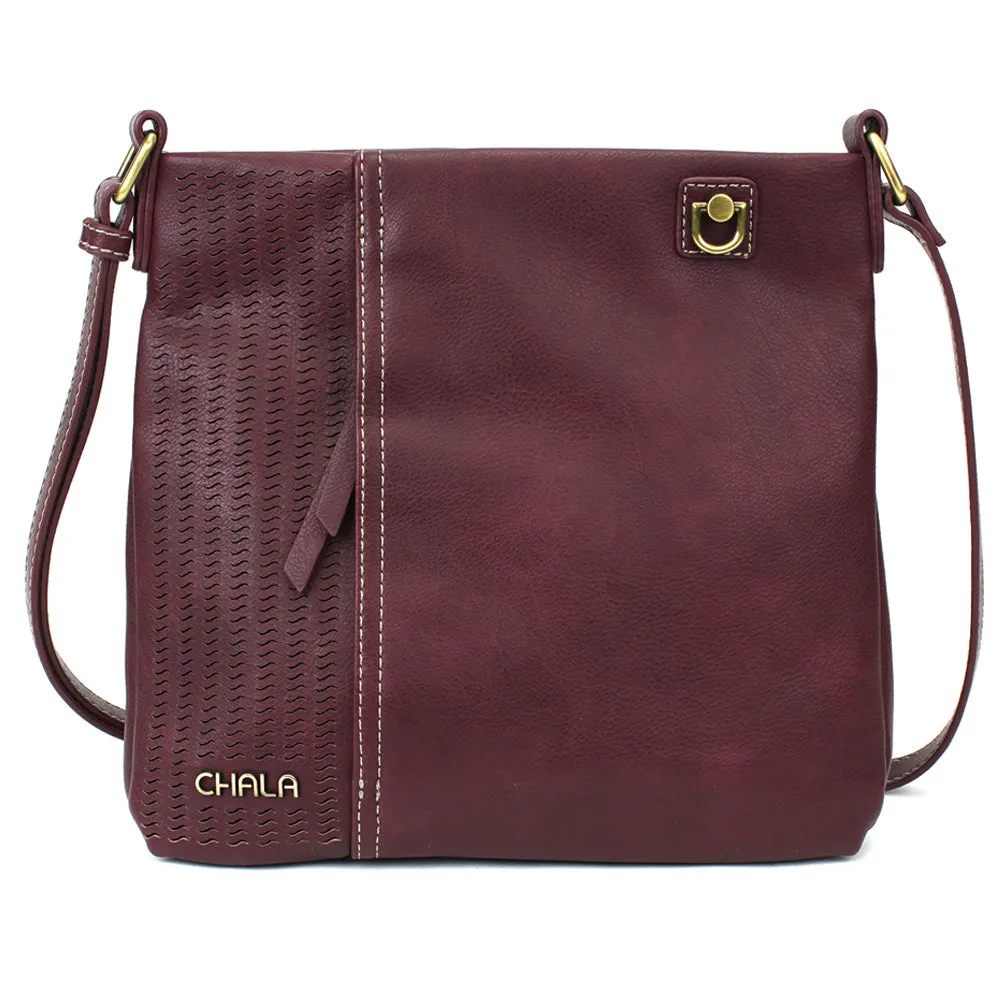 Lasercut Crossbody - Plum