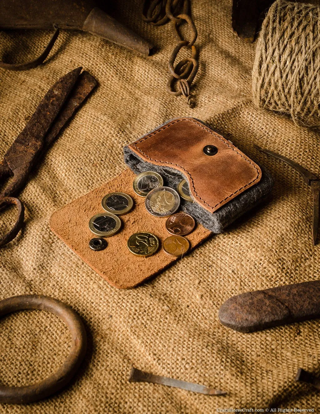 Leather Business and Credit Card Holder | Classic Brown