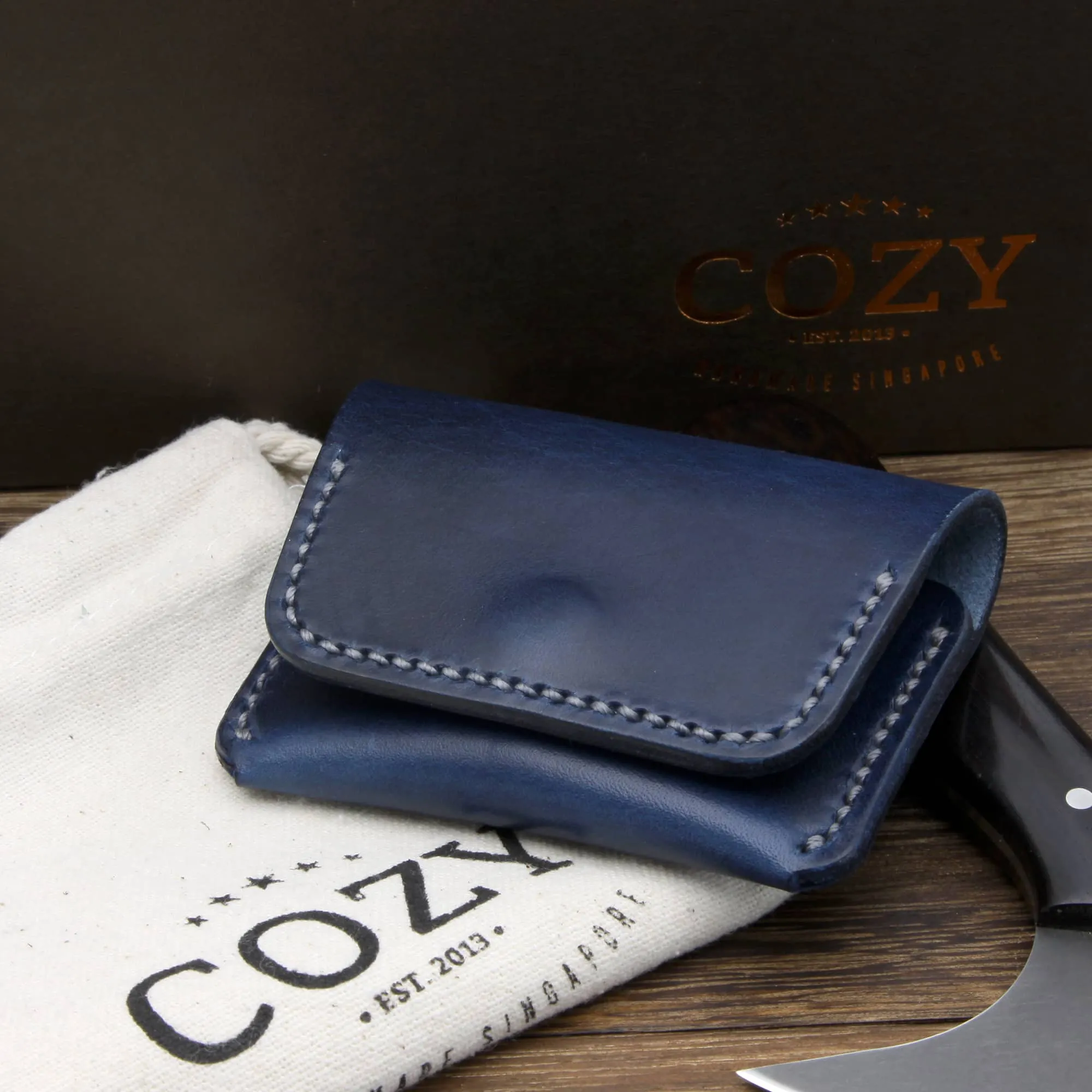 Leather Coin Purse, Sequoia 108
