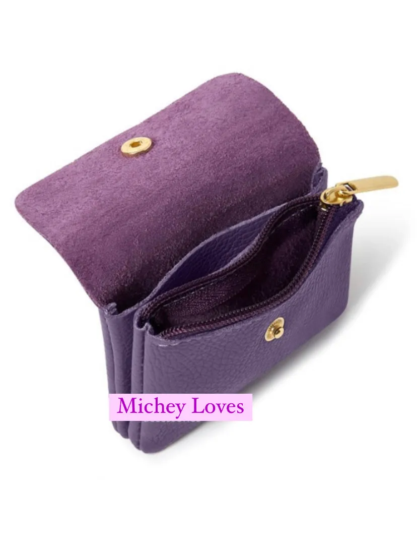Leather Credit Card Coin Purse | Rose Gold