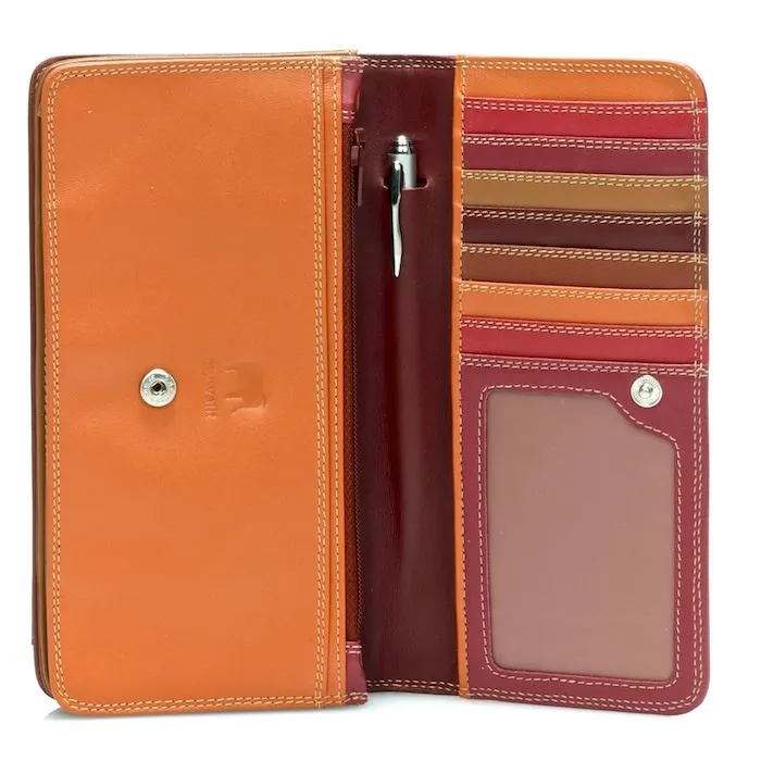 Leather Medium Matinee Purse/Wallet 237 - MyWalit - Berry Blast