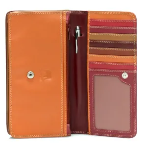 Leather Medium Matinee Purse/Wallet 237 - MyWalit - Berry Blast