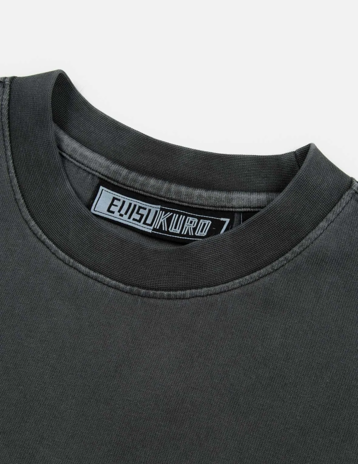 Logo Appliqué and Slogans Embroidery Oversized T-shirt