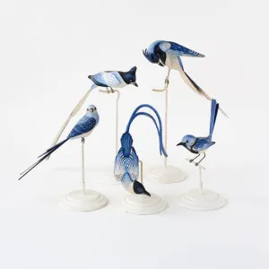Long Tailed Bird on Stand, 5 Styles