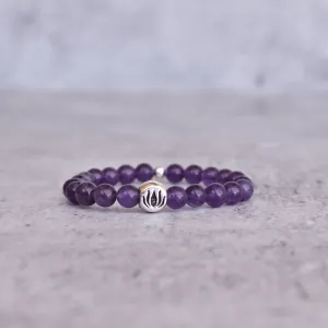 Lotus Bloom - Amethyst Bracelets