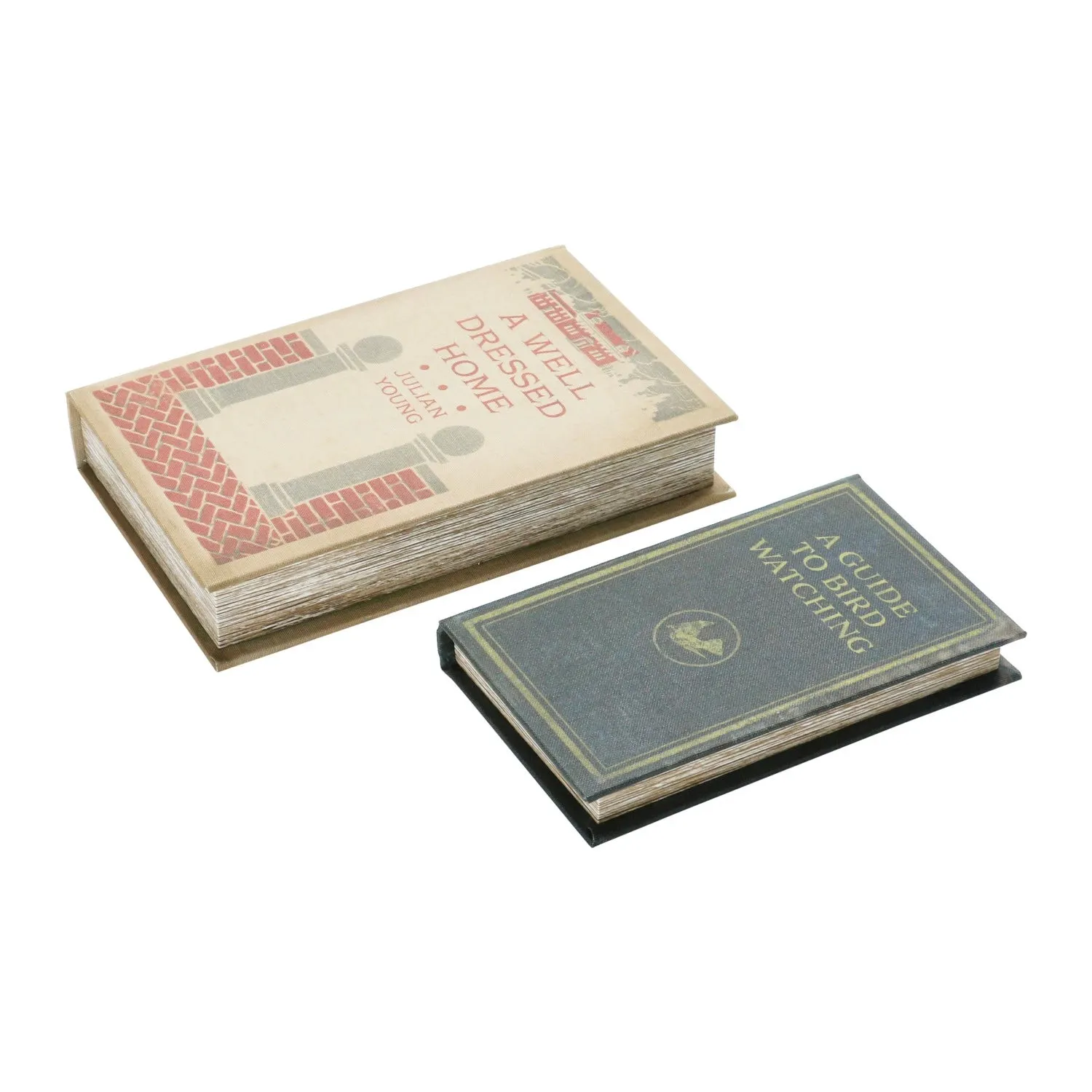 medium book storage box - various styles