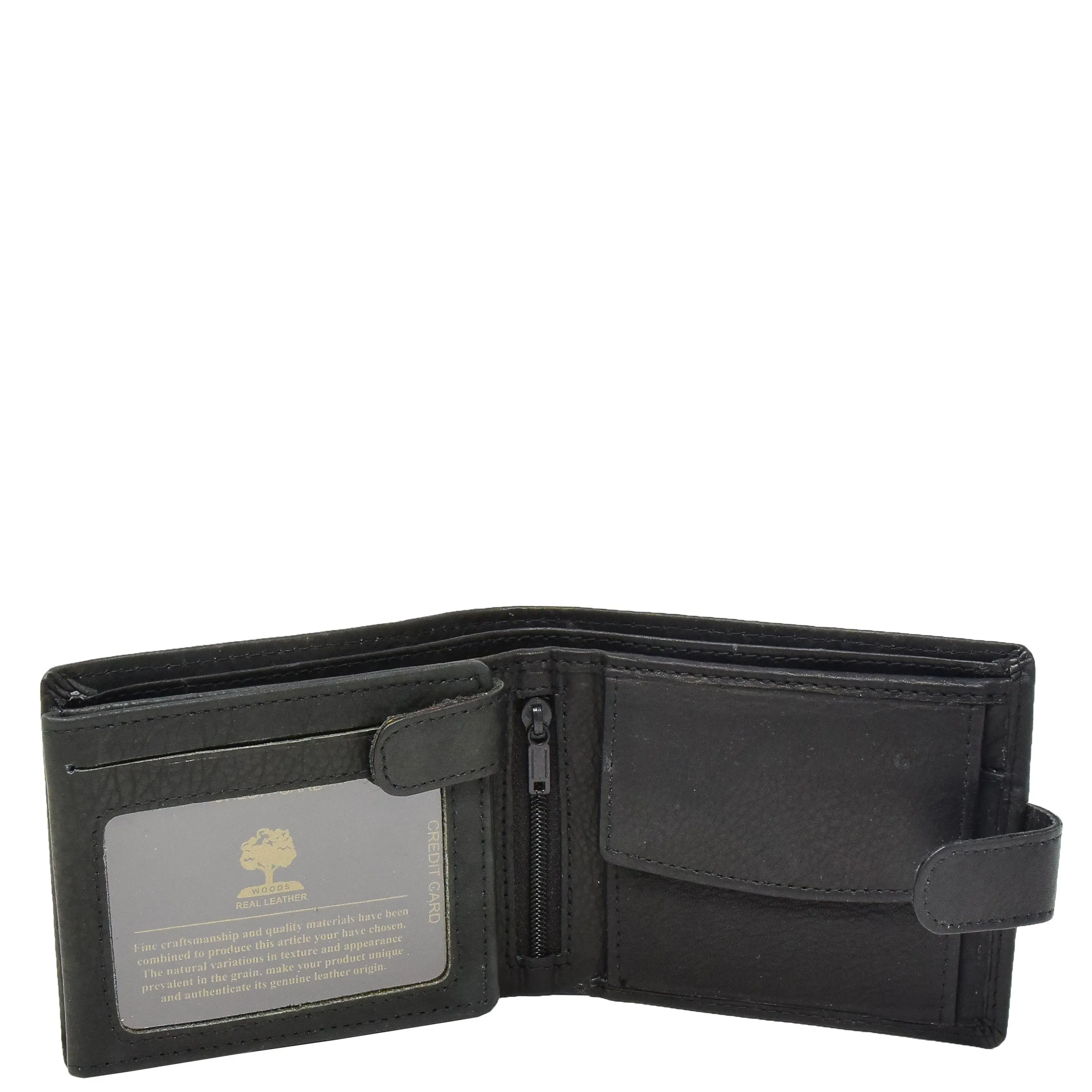 Mens Wallet with a Buckle Closure Hawking Black