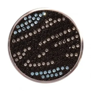 Nikki Lissoni Soft Snake Light Blue Medium Silver Coin C1335SM