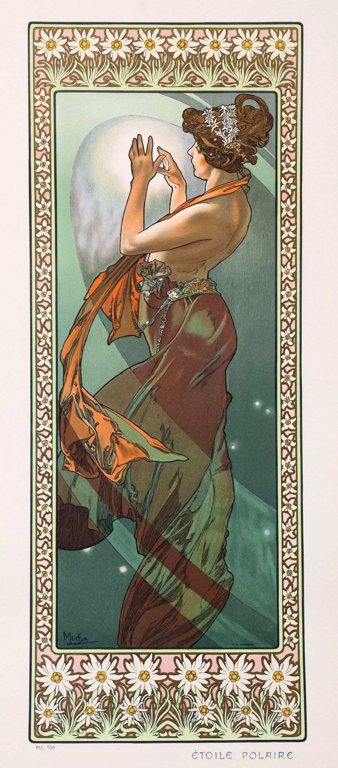 North Star (Etoile Polaire) -  Alphonse Mucha - Art Nouveau Print - Canvas Prints