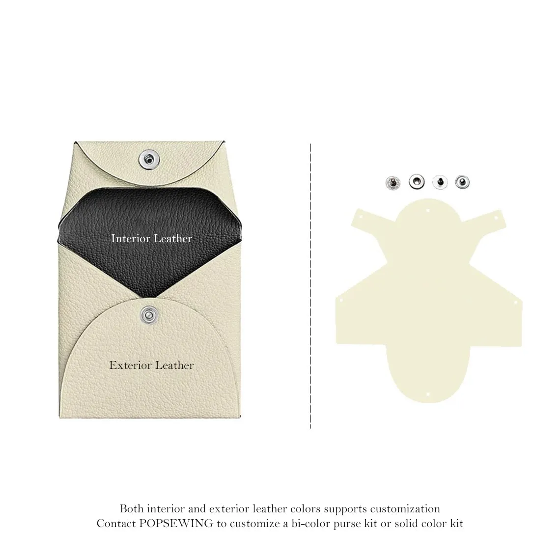 POPSEWING® Epsom Leather Inspired Basita Purse DIY Kit