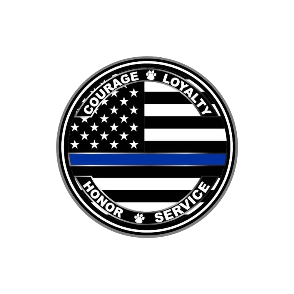 Project K-9 Hero x Thin Blue Line Challenge Coin