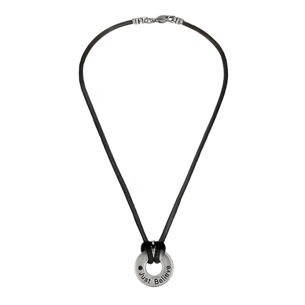 "Just Believe" Necklace for men