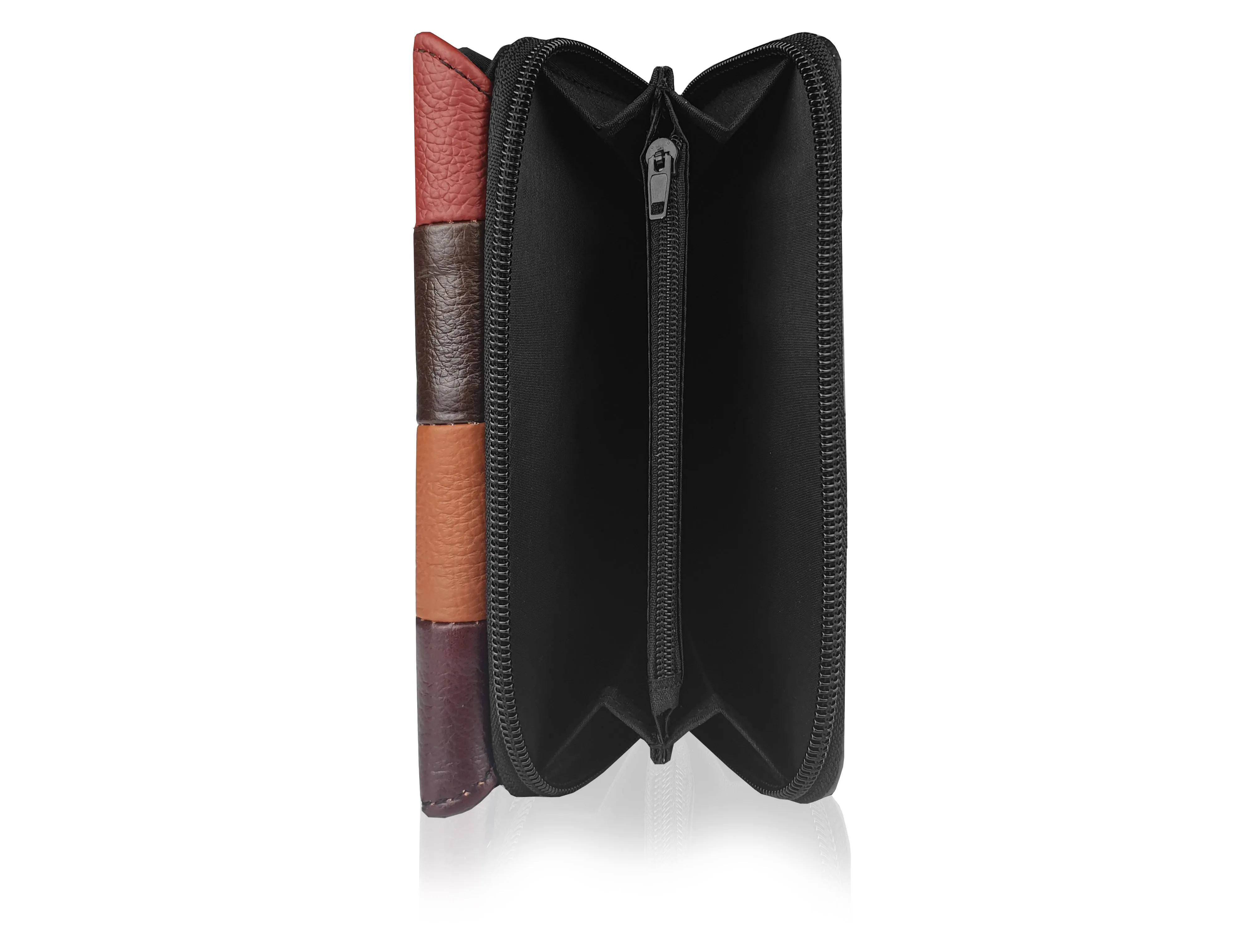 Real Leather Womens Large Purse - Multi Coloured, Designer, RFID Blocking