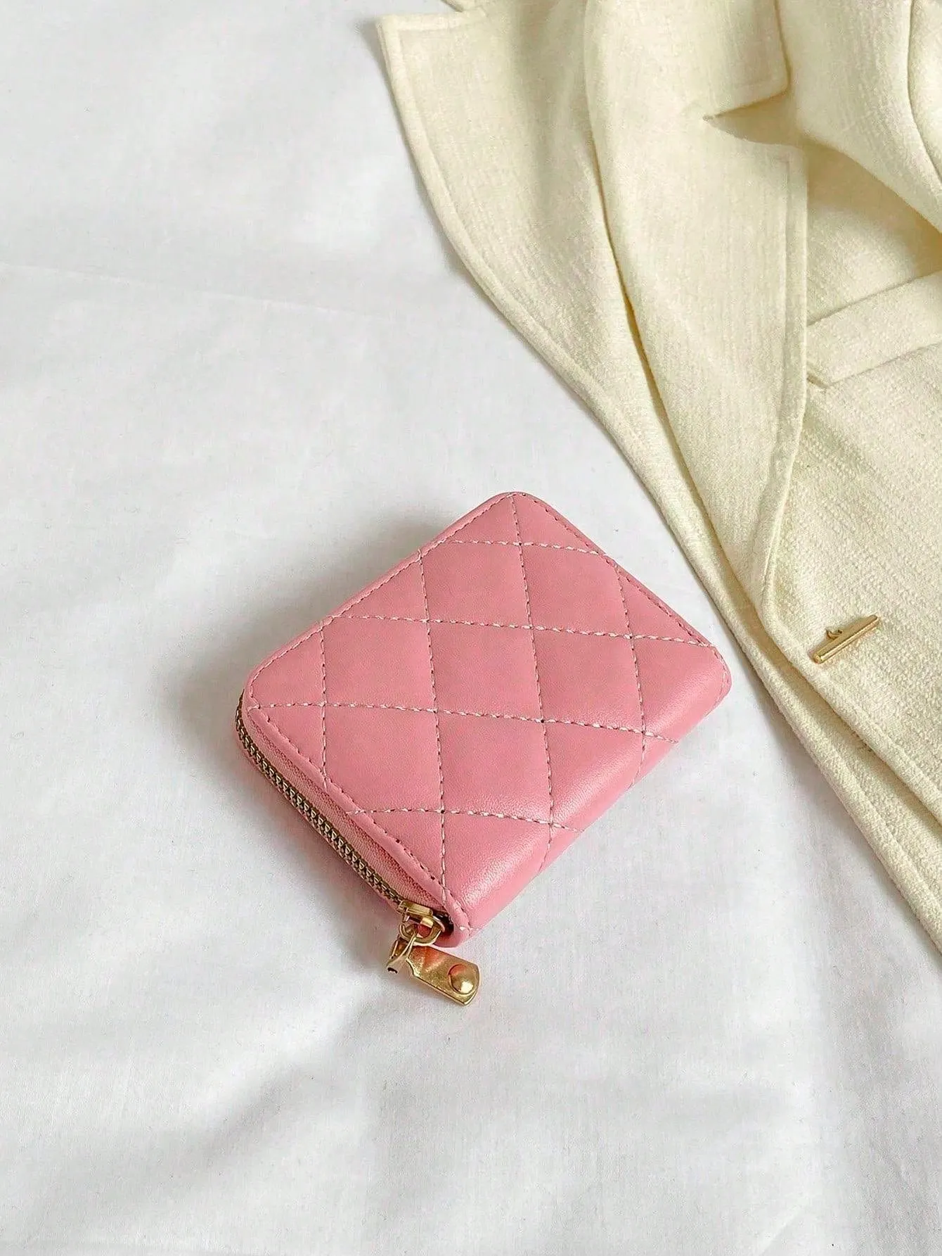 SHEIN Cute Embroidery Design Girls' Card Holder