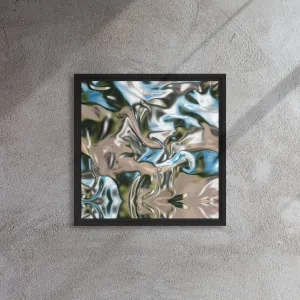 Silver Expressions Framed Canvas Print