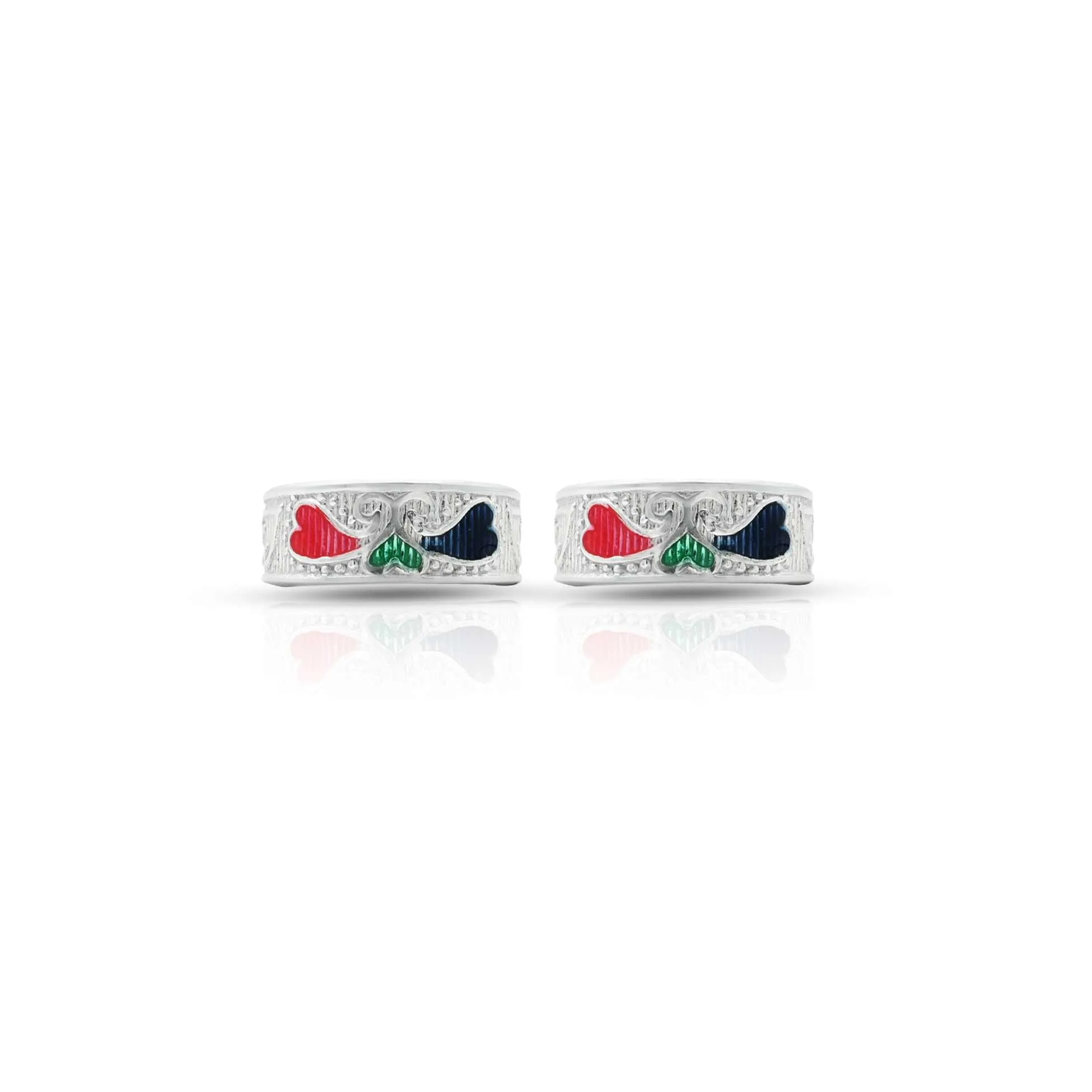 Silver Heart Shape Flower Design Bichhiya for Girls