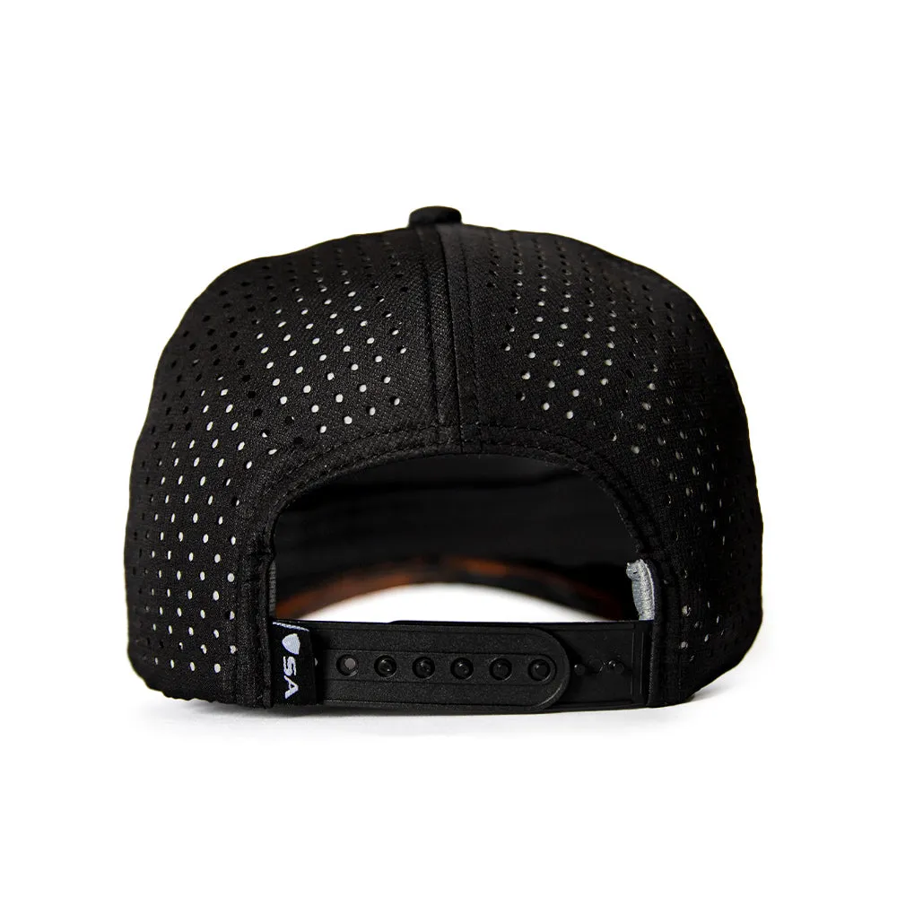 Special Edition Performance Snapback | Skull Orange Military Camo