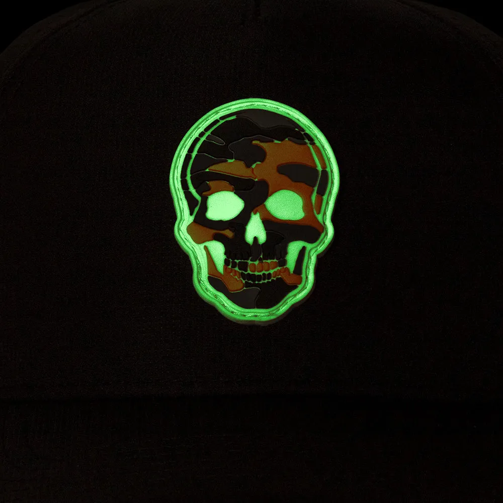 Special Edition Performance Snapback | Skull Orange Military Camo