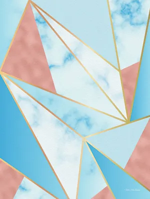 ST659 - Geometric Sky - 12x16