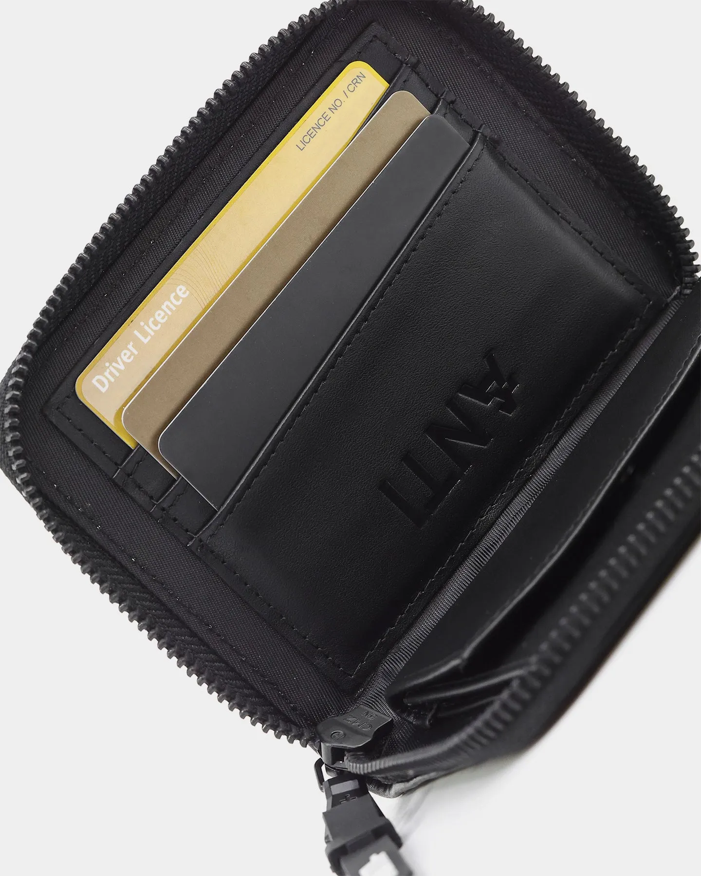 The Anti Order Military Zip Wallet Black/Black