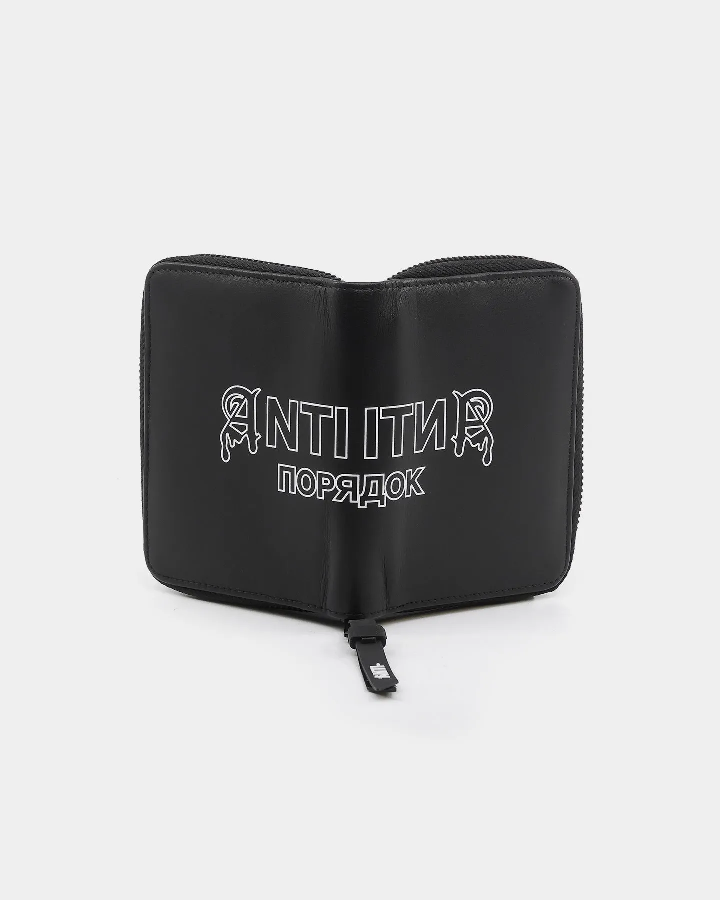 The Anti Order Military Zip Wallet Black/Black