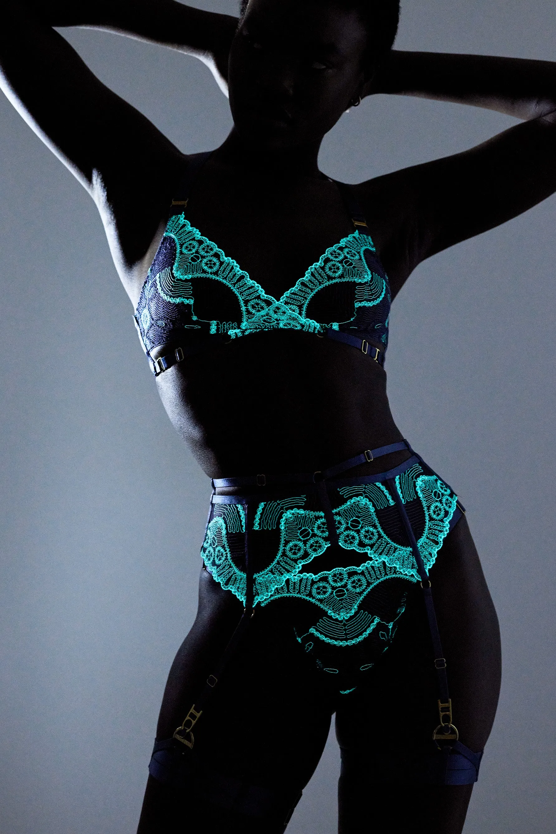 Tierra Suspender in Denim
