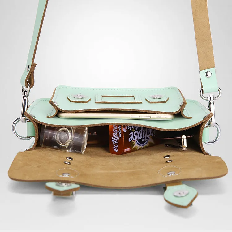 Women Leather Satchel Bag Patterns Leather Pattern Women School Shoulder Bag Leather Craft Pattern