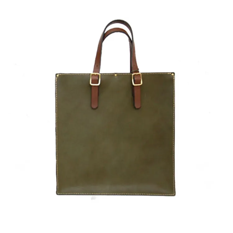 Women Leather Vertical Tote Bag Patterns Leather Pattern Women Rectangle Tote Purse Leather Craft Patterns